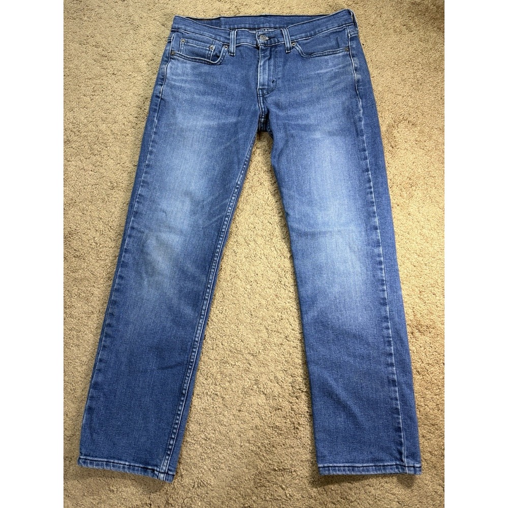 Levis 514 Jeans Men's 30x30 Blue Denim Straight Low Rise Casual Preppy